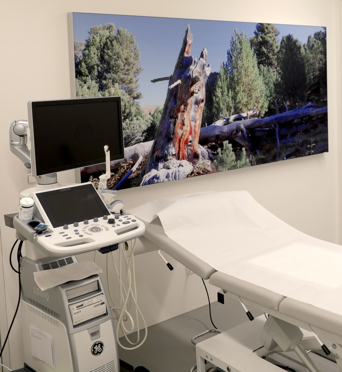 Untersuchungszimmer der urologischen Praxis Dr. Mirjam Harms in Neuhausen am Rheinfall